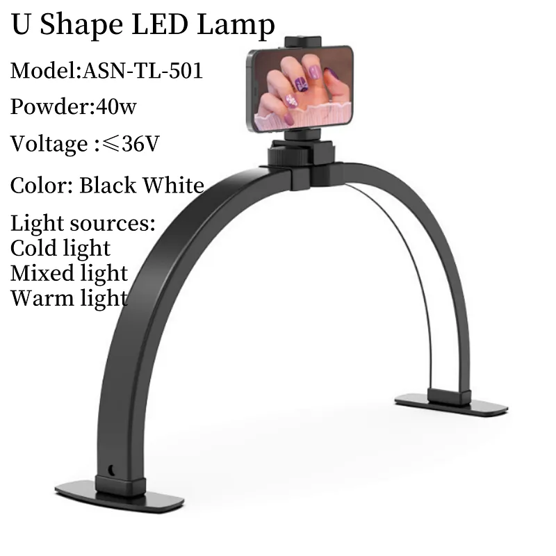 U Shape Nail  LED Desk Lamp